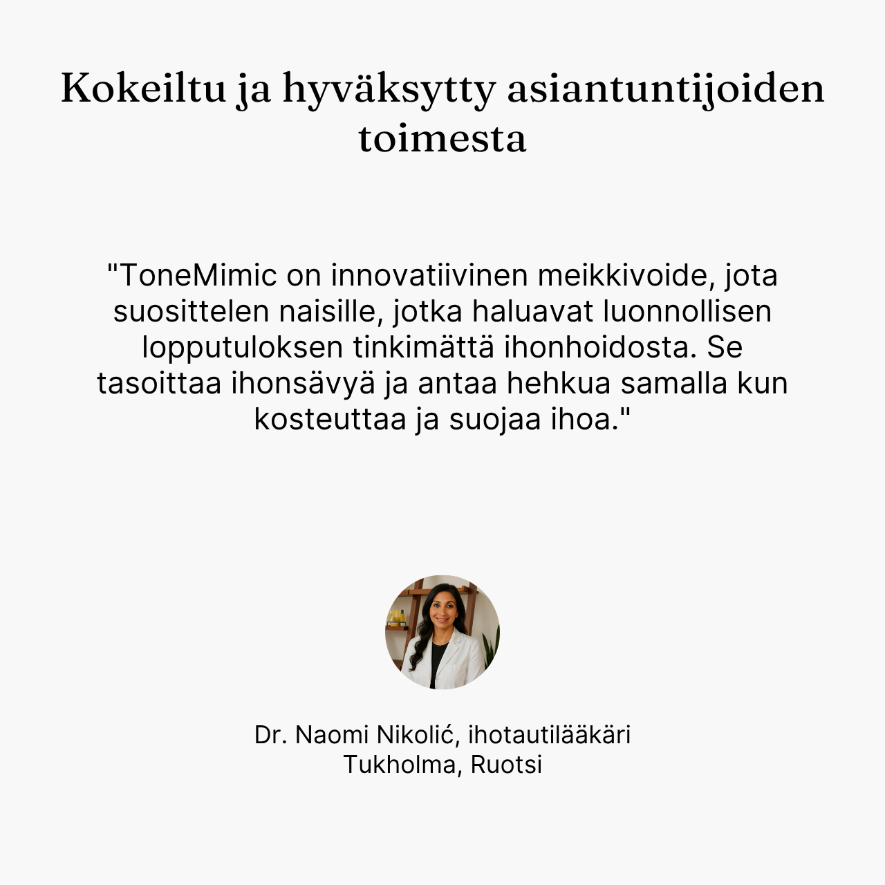 ToneMimic – Meikkivoide